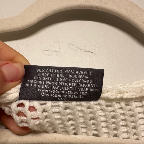 Wooden Ships The Beach Maui V Neck Sweater - Picture 4 of 5